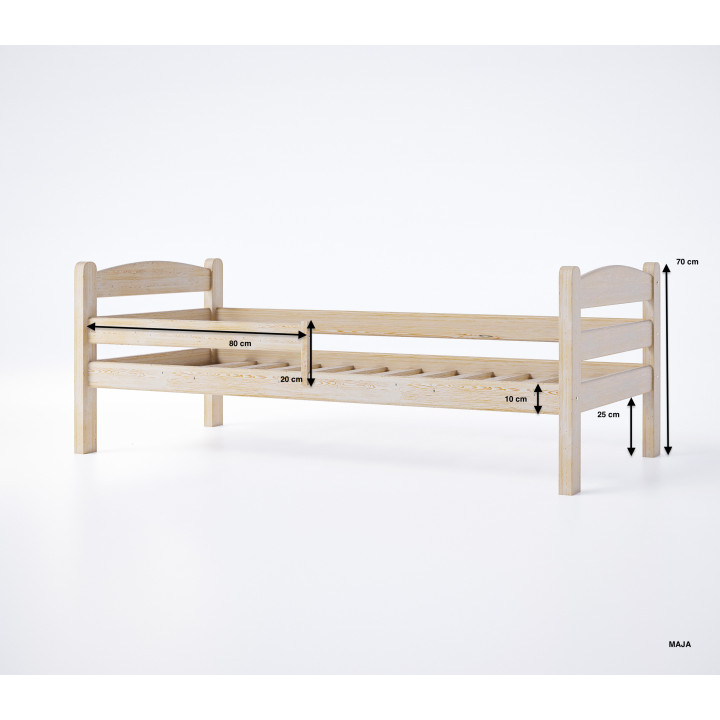 MAJA Children’s Bed | Solid Pine | Various Sizes & Colors
