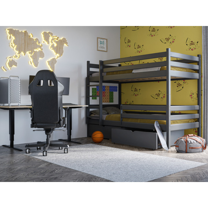 Etagenbett aus Kiefernholz – stabil, sicher & funktional | Kinderbett