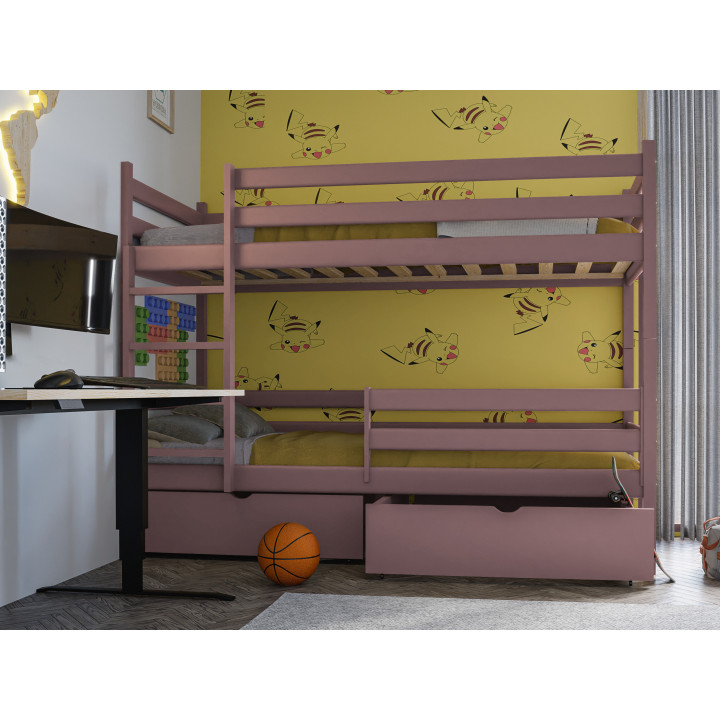 Etagenbett aus Kiefernholz – stabil, sicher & funktional | Kinderbett