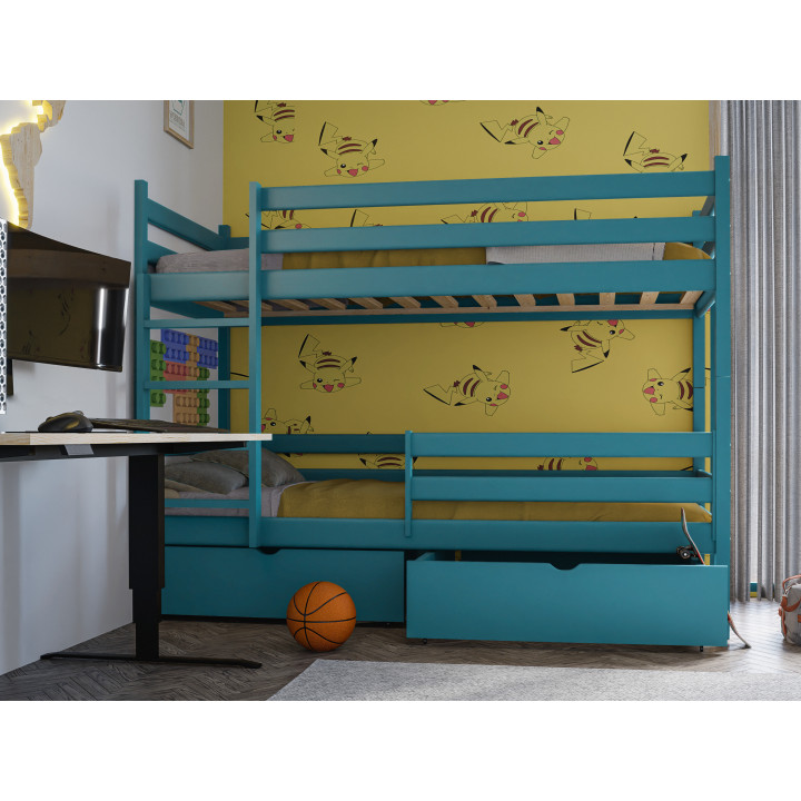 Etagenbett aus Kiefernholz – stabil, sicher & funktional | Kinderbett