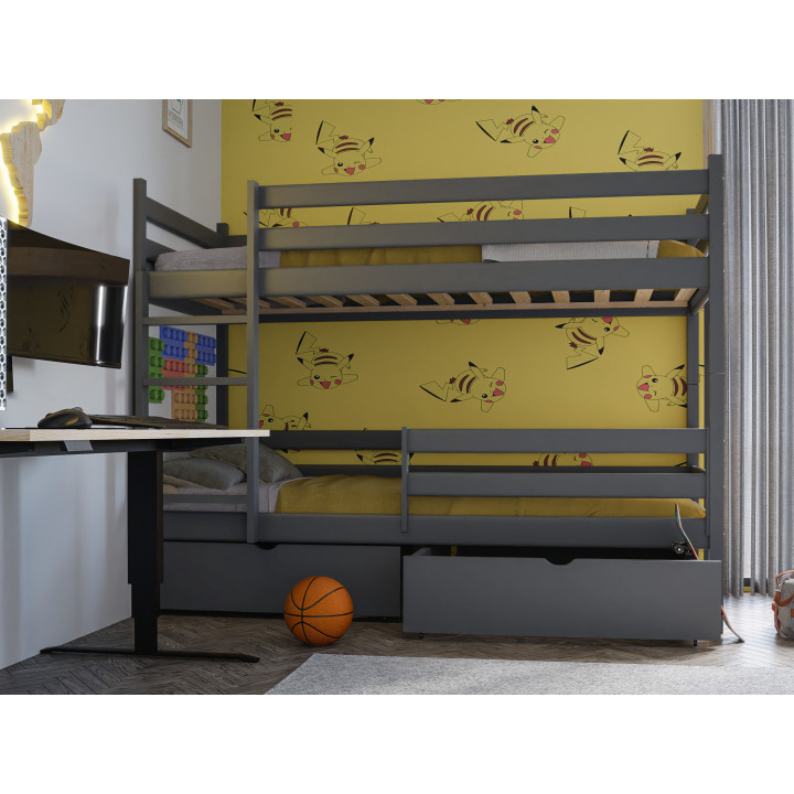 Etagenbett aus Kiefernholz – stabil, sicher & funktional | Kinderbett