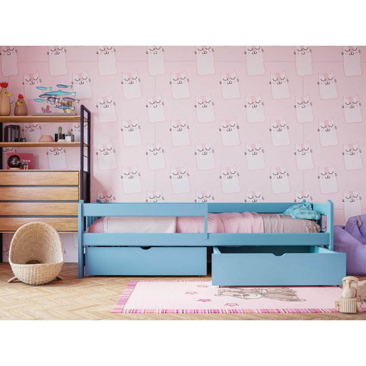 Kinderbett GABI aus Kiefernholz – viele Farben & Größen