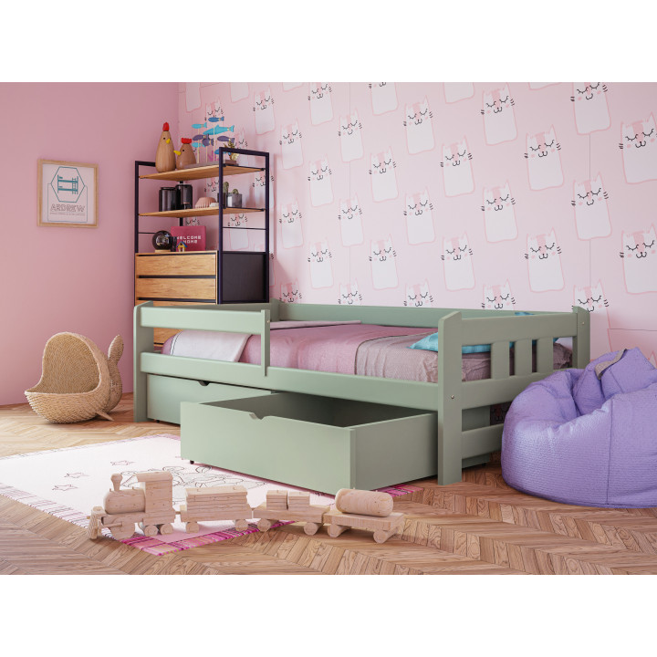 Pine Bed | Polish Manufacturer | Various Sizes & Colors | With or Without Drawers