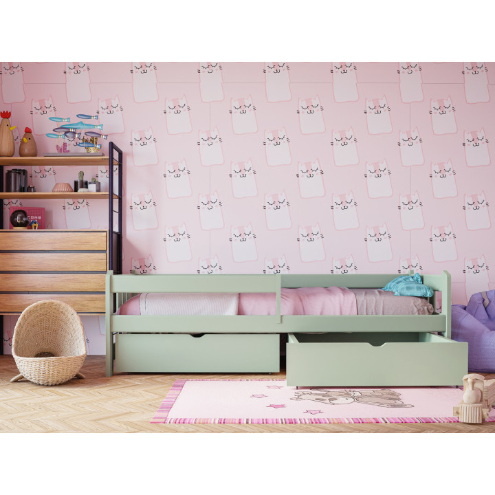 Pine Bed | Polish Manufacturer | Various Sizes & Colors | With or Without Drawers