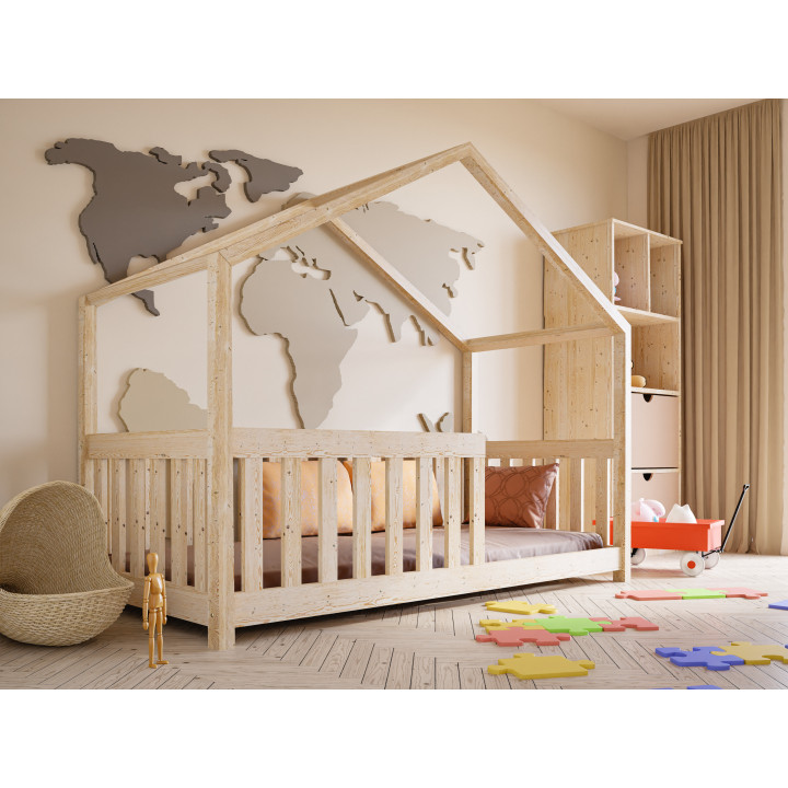 Kids House Bed – Solid Pine, Safe & Customisable