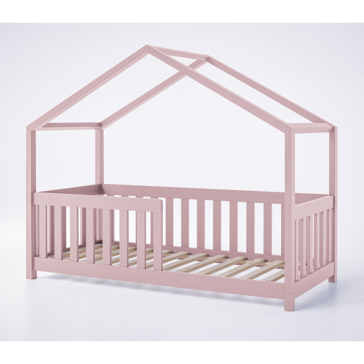 Hausbett Kinder – Kiefer massiv, sicher & anpassbar