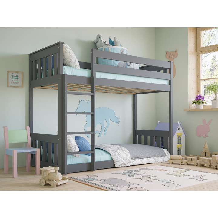 Łóżko piętrowe sosnowe dziecięco–młodzieżowe | Polski producent