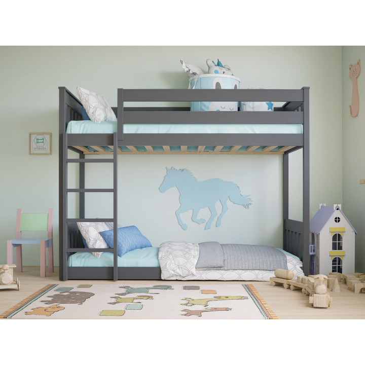 Łóżko piętrowe sosnowe dziecięco–młodzieżowe | Polski producent