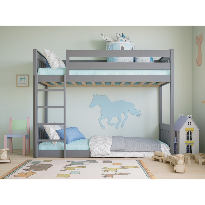 Children’s & Youth Bunk Bed | Solid Pine Wood | Polish Manufacturer