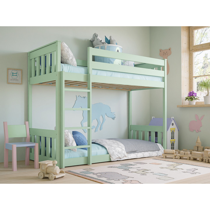 Łóżko piętrowe sosnowe dziecięco–młodzieżowe | Polski producent