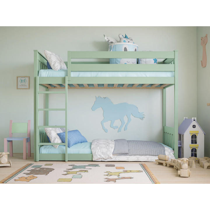 Łóżko piętrowe sosnowe dziecięco–młodzieżowe | Polski producent