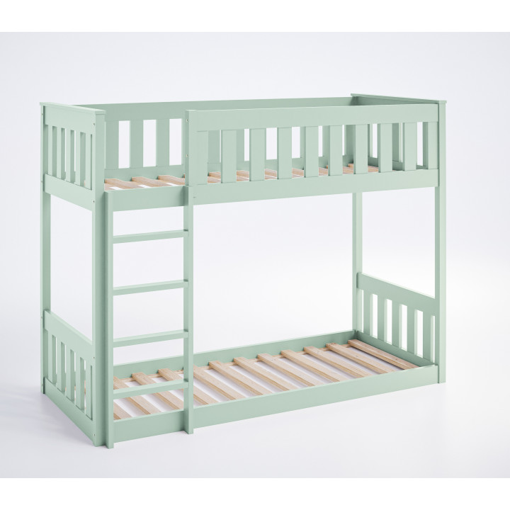 Etagenbett Kinder Kiefer massiv – sicher & anpassbar