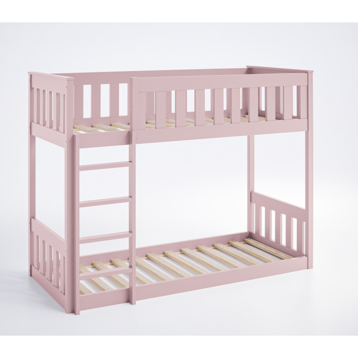 Etagenbett Kinder Kiefer massiv – sicher & anpassbar