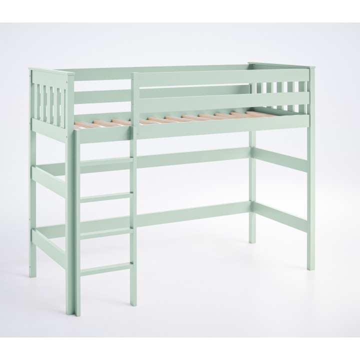 ERYK Loft Bed | Solid Pine Wood High Sleeper | Many Colors | Space Saver