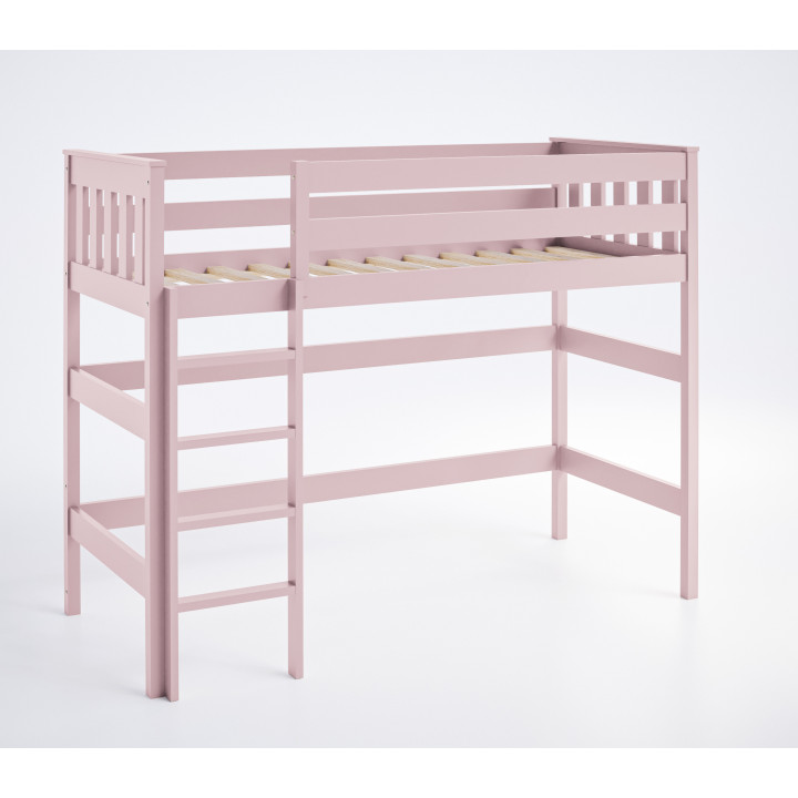 ERYK Loft Bed | Solid Pine Wood High Sleeper | Many Colors | Space Saver
