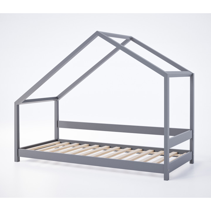 Łóżko Domek ZOSIA z litego drewna – bezpieczne EN71-3 dla dzieci