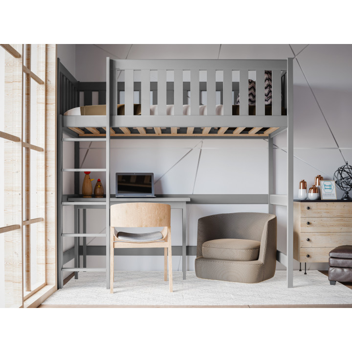 LEON Loft Bed – Solid Wood, Safe and Functional Kids’ Bed